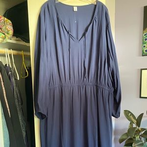 Old Navy blue dress 3X